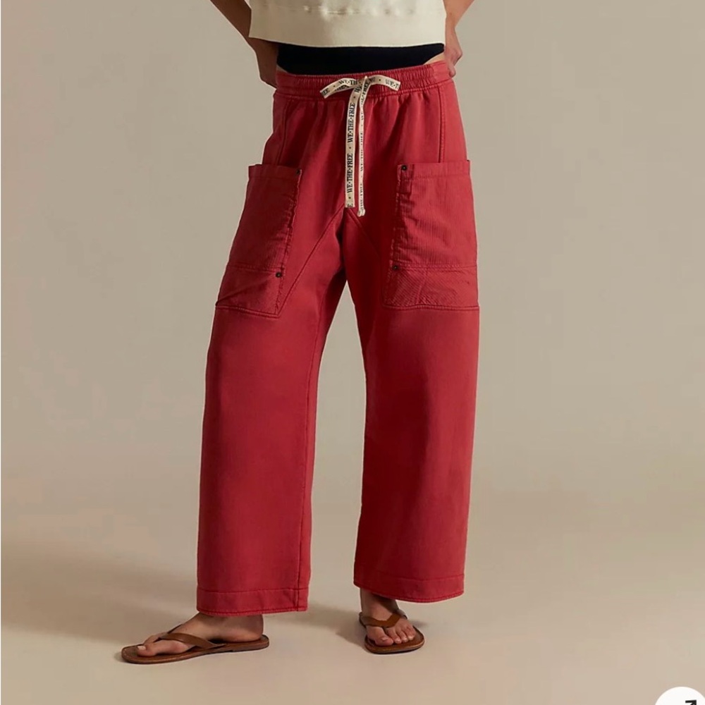 FREE PEOPLE jet set knit pull on pants - M